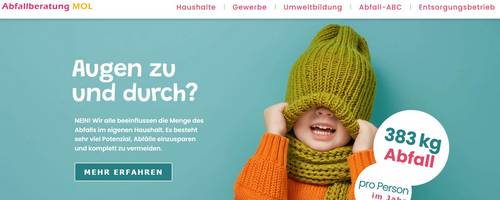 screenshot homepage abfallberatung